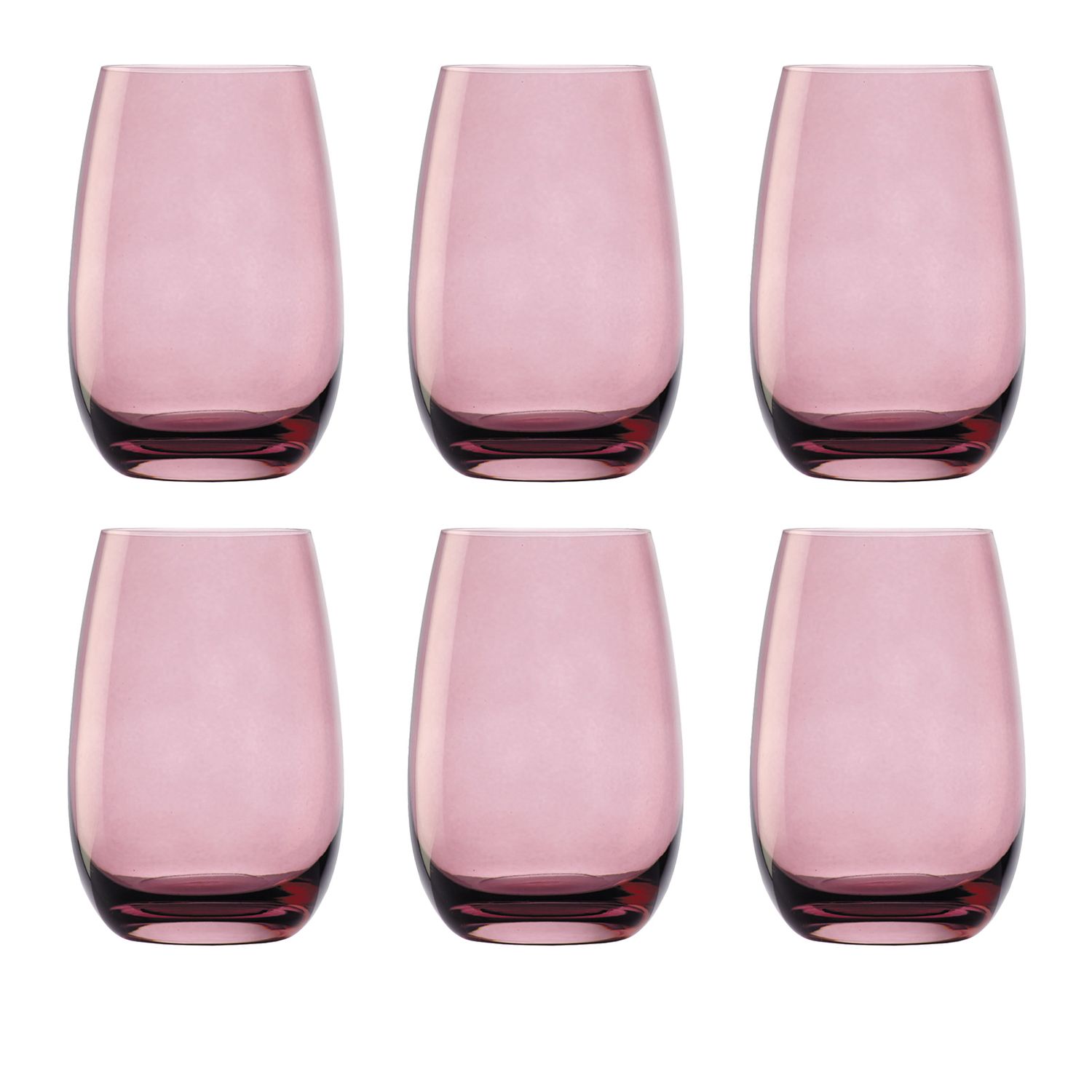 Vasos, Copas de cóctel - colores, Elements, juego de 6, lila, 335 ml