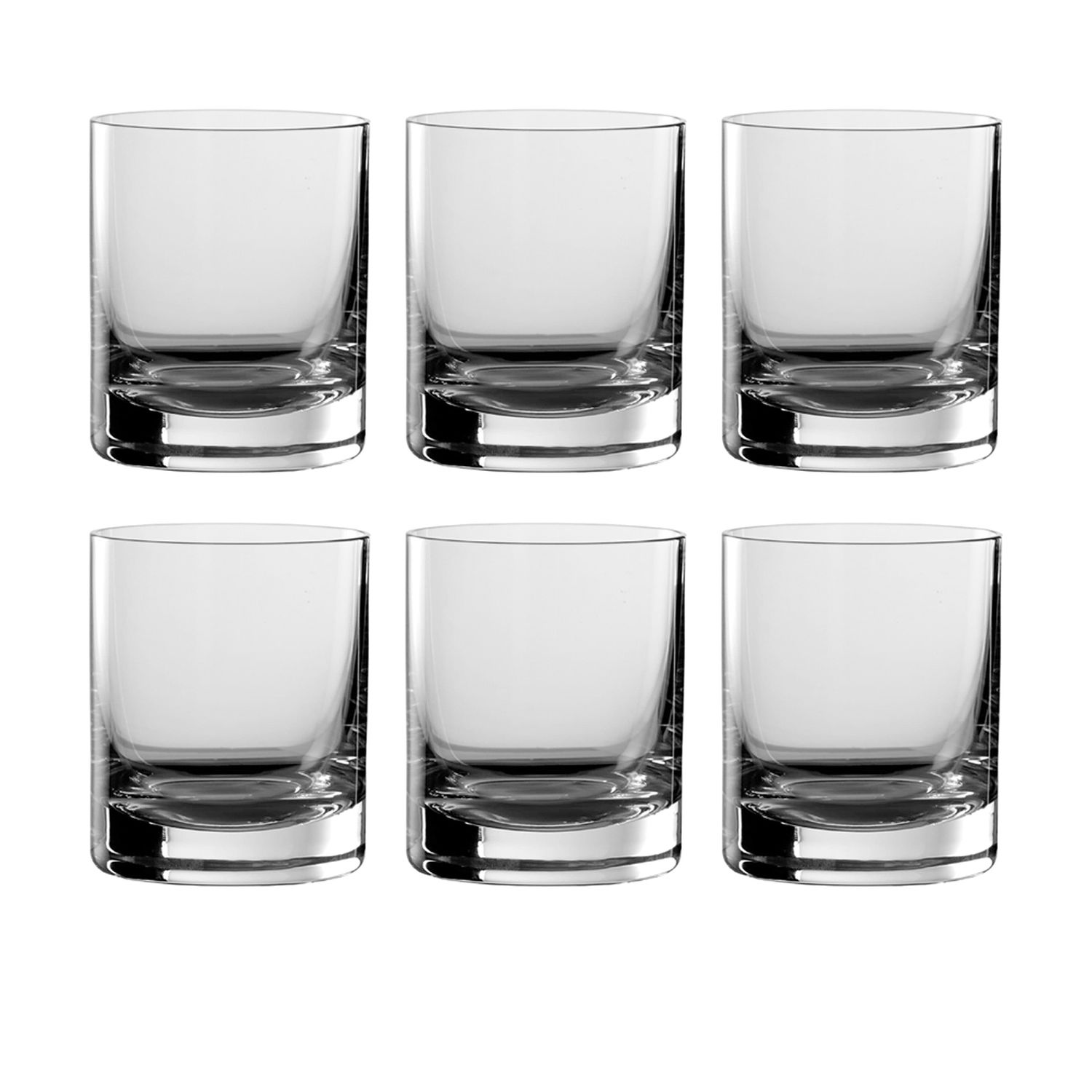 Vasos de whisky - New York Bar, Juego de 6 Vasos de Cristal de 320 ml para Whisky, Cócteles y Licores