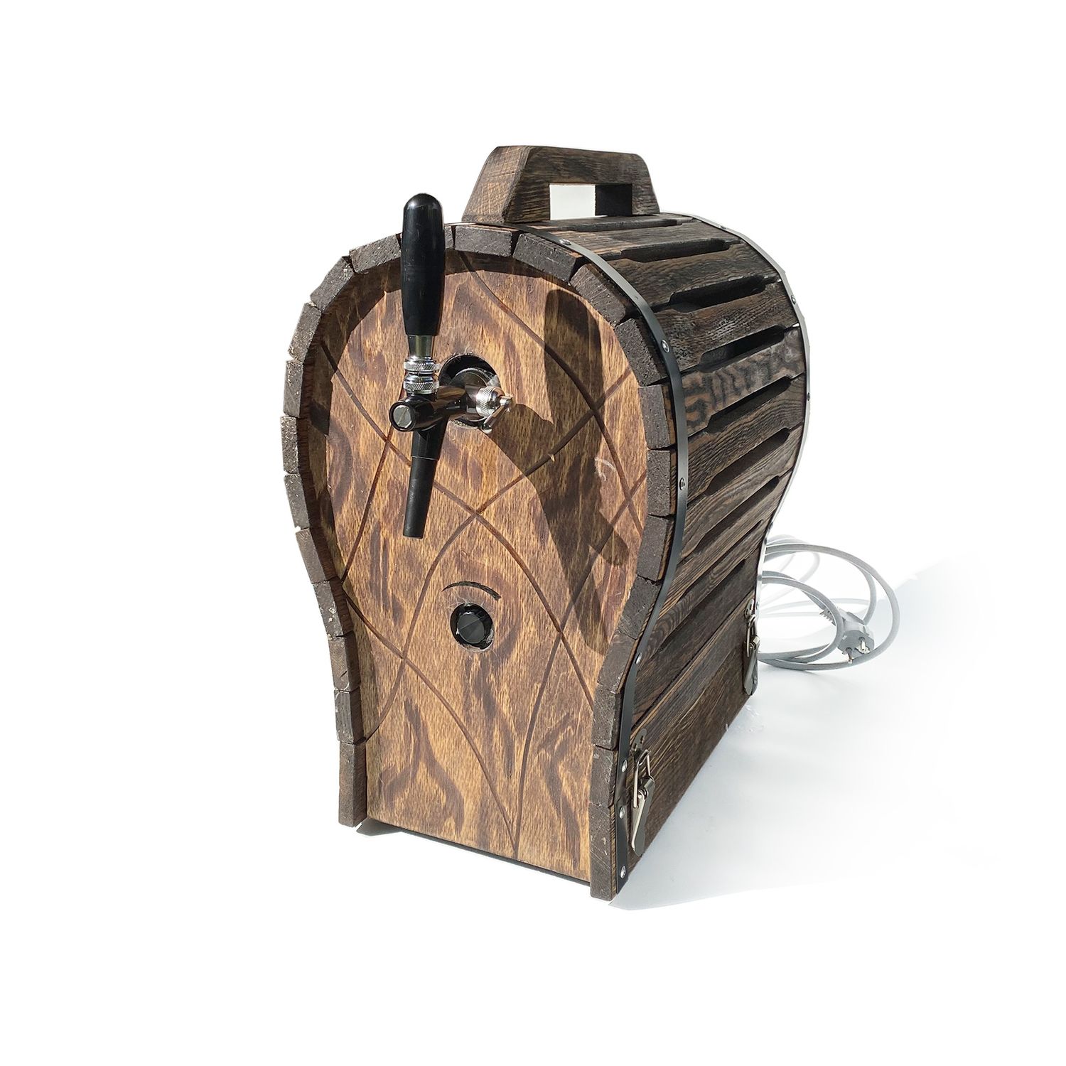 Dispensador de cerveza, Máquina de cerveza JET 30 - con óptica de barril de madera