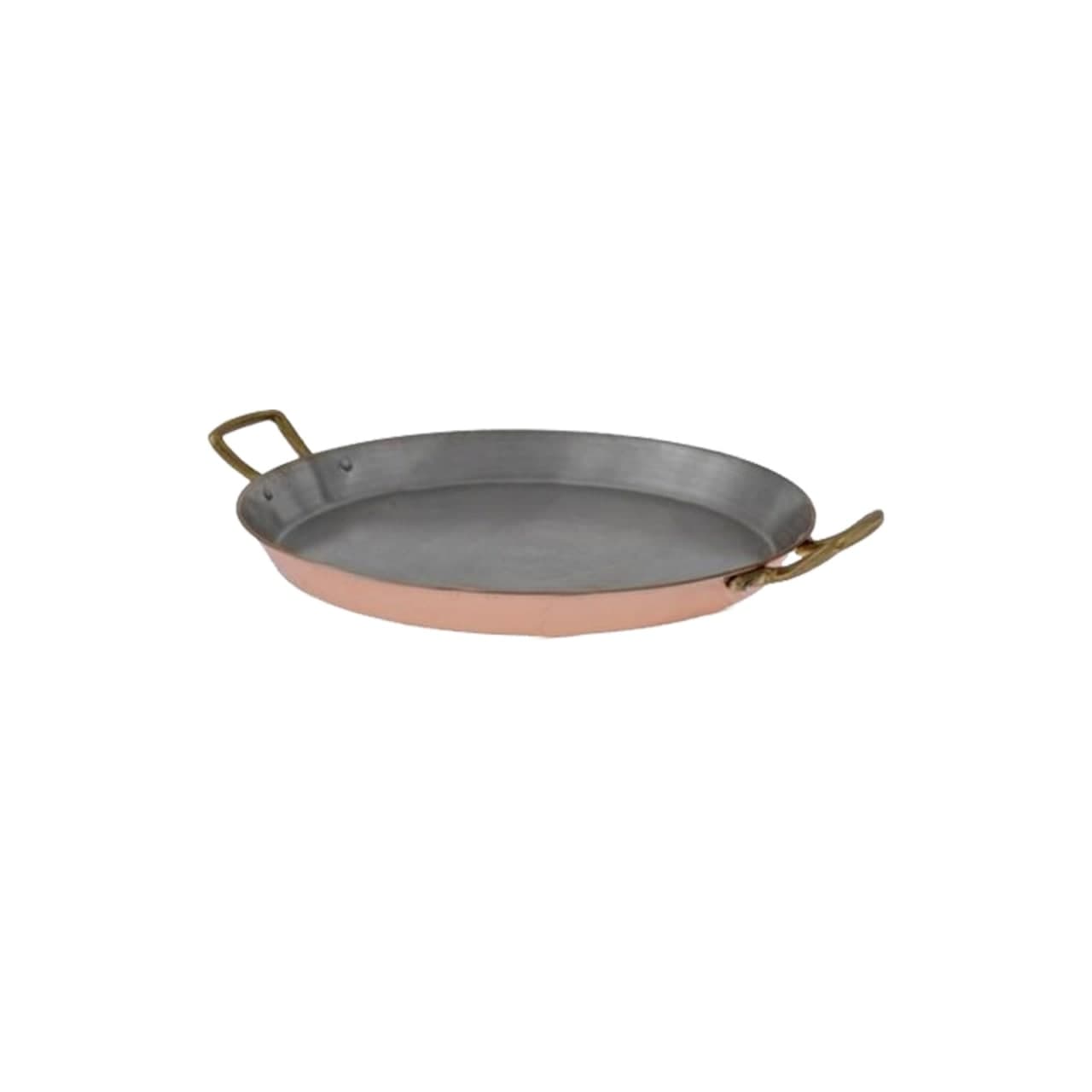 Sartén de cobre, paellera, sartén para paella, 40 сm