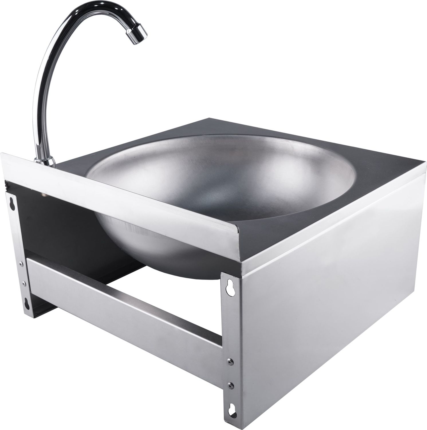 Fregadero, lavamanos, lavamanos industrial, lavamanos cocina - con mando de rodilla