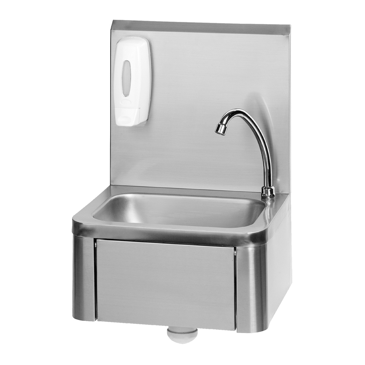 Fregadero, lavamanos, lavamanos industrial, lavamanos acero inoxidable, lavamanos cocina - con mando de rodilla