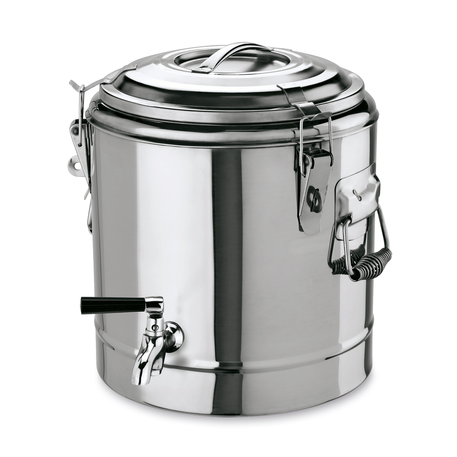 Contenedor isotermo, contenedor isotérmico, contenedor térmico para alimentos - con grifo, 35L