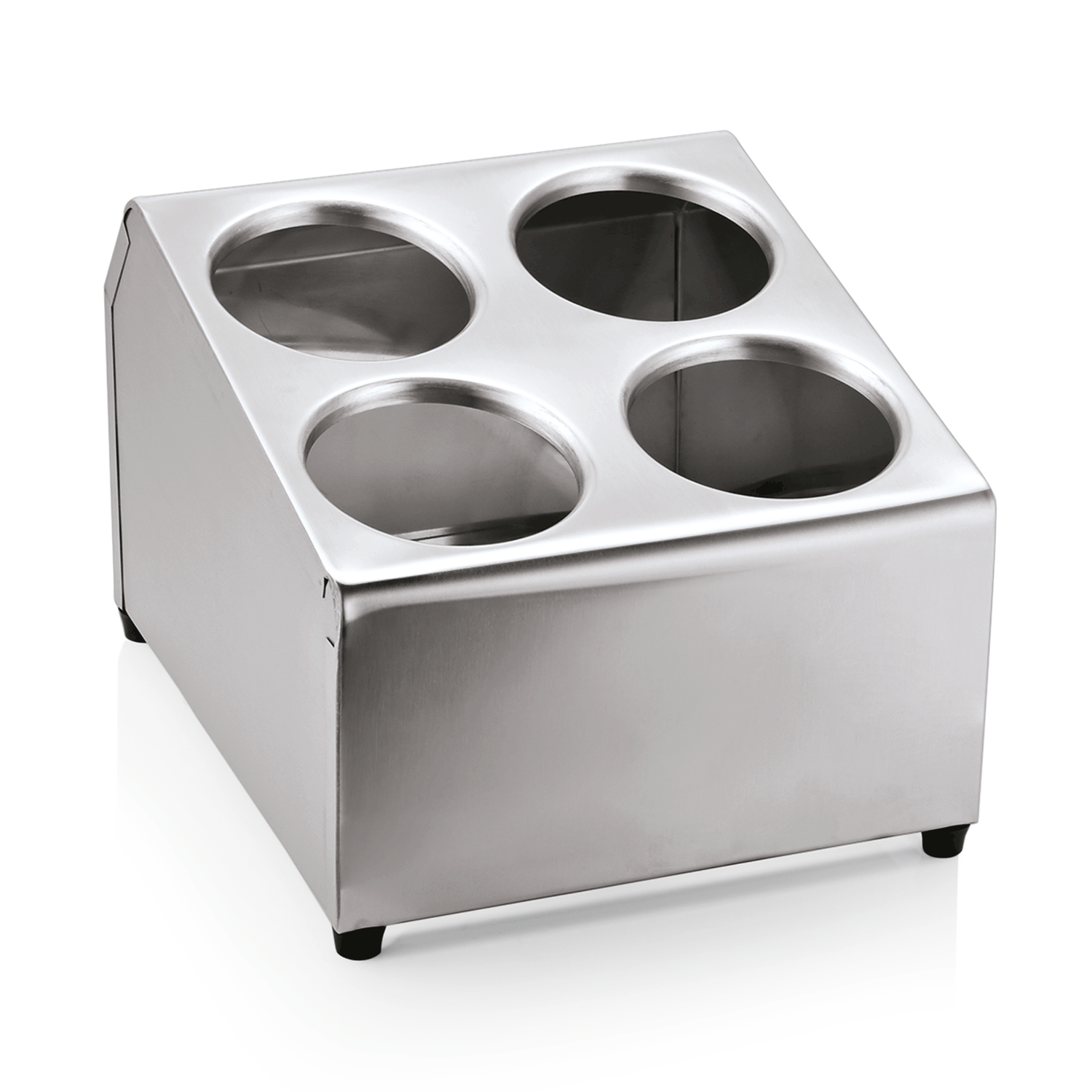Cubertero, soporte para cubiertos para 4 compartimentos