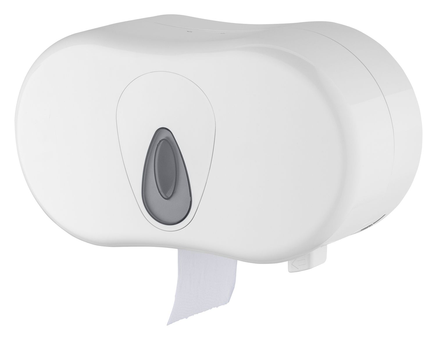 Portarrollos baño, portarrollos papel higiénico, dispensador de papel higiénico - PQTMDuo, para 2 rollos, plástico