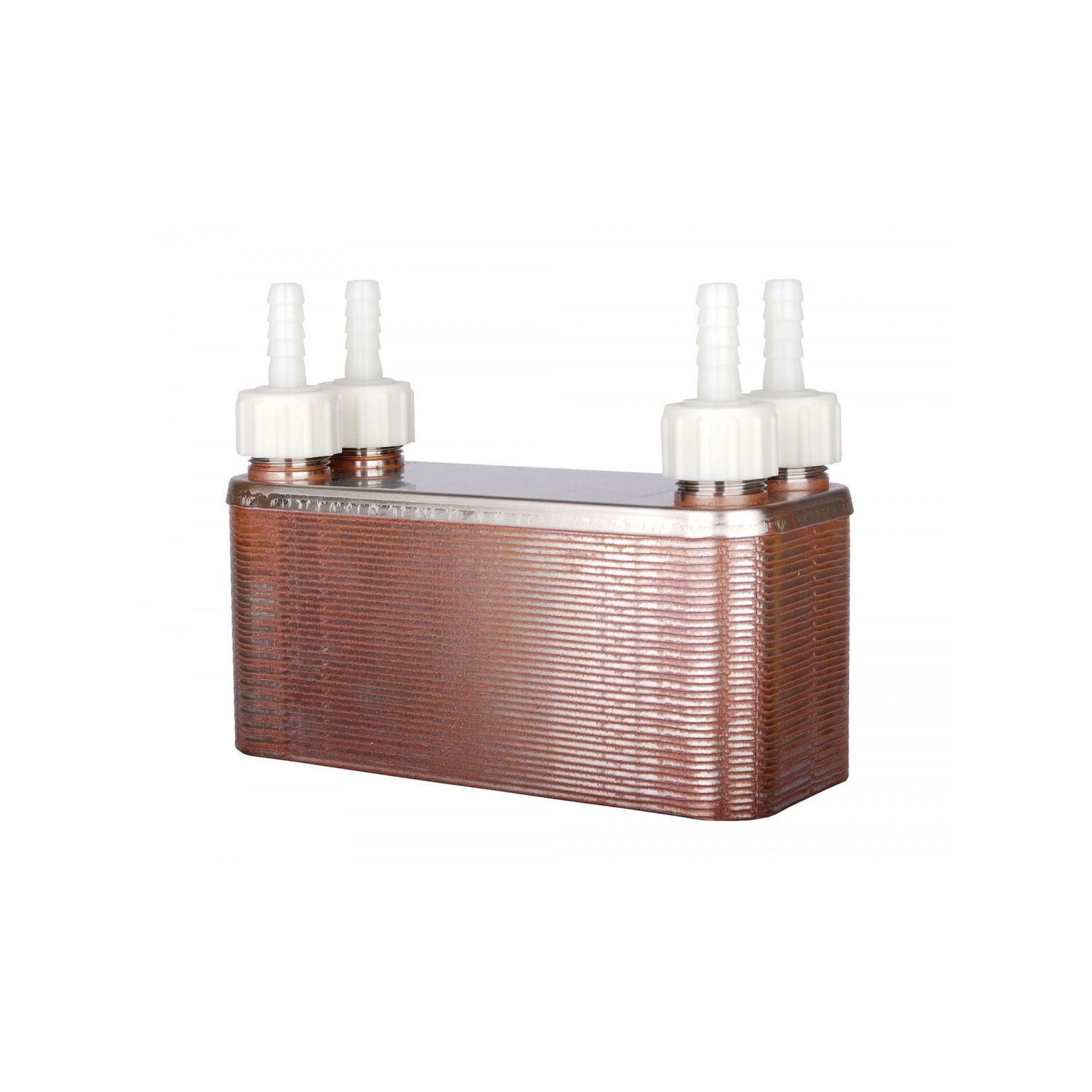 Intercambiador de placas, serpentín cerveza - 40 placas, acero inoxidable