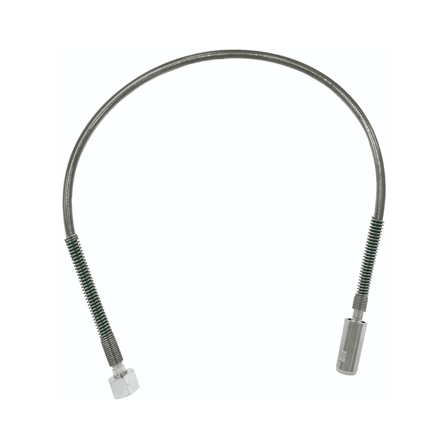 Manguera de alta presión - CO2 para montaje en pared - 1m - hexágono y tuerca moleteada de apriete manual