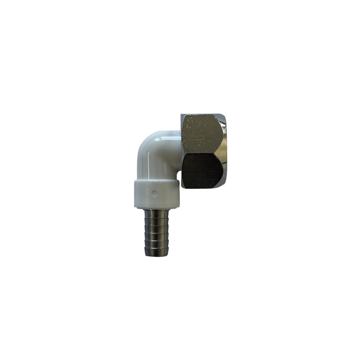 Codo de tubo, Conexion de tubo CNS 90° para manguera de cerveza de 5/8", NW 7 mm