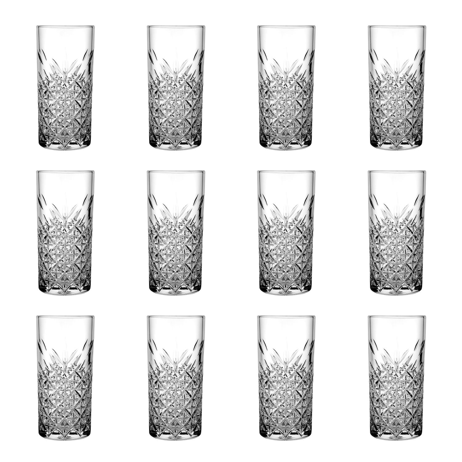 Vaso alto, vaso largo 12 Set - Timeless, 295 ml