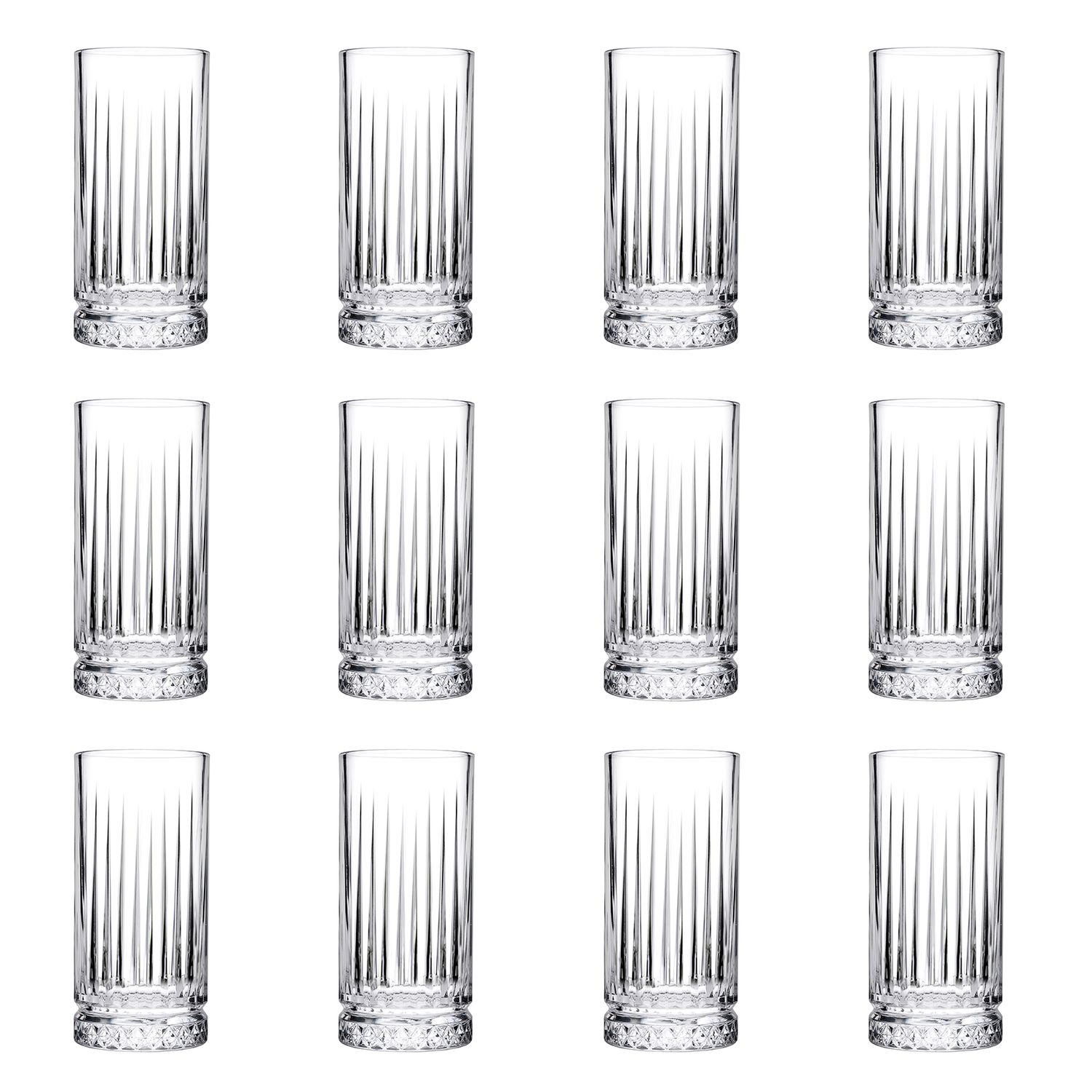 Vaso alto, vaso largo 12 Set - Elysia, 445 ml