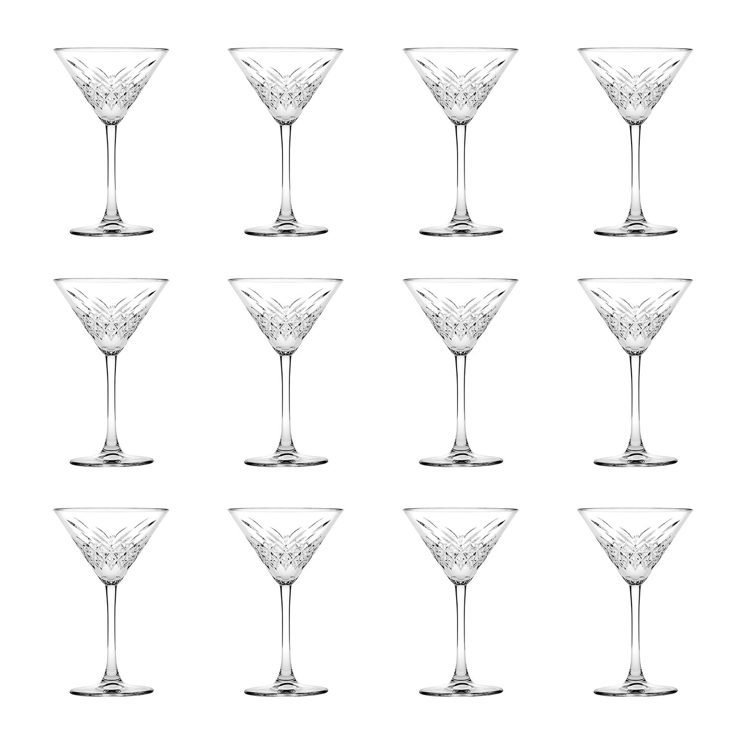 Juego de 12 vasos de coctel - Timeless, 230 ml
