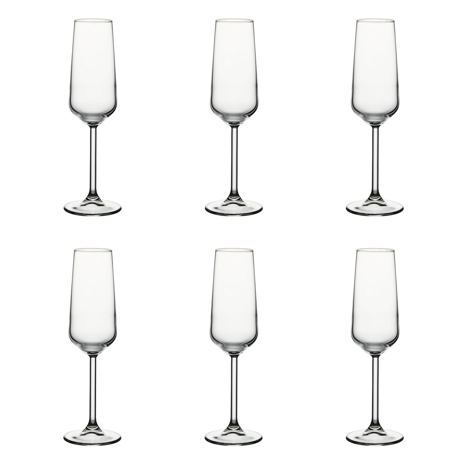 Copas de champagne - Serie Allegra, 195ml, juego de 6 Unidades