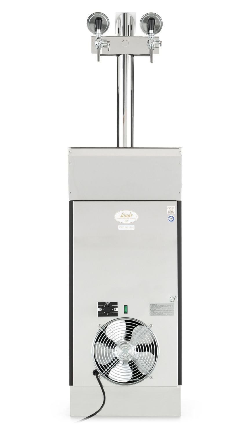 Dispensador de cerveza, grifo de cerveza - Lindr CWP 300 KProfi Mobil, 2x Grifo