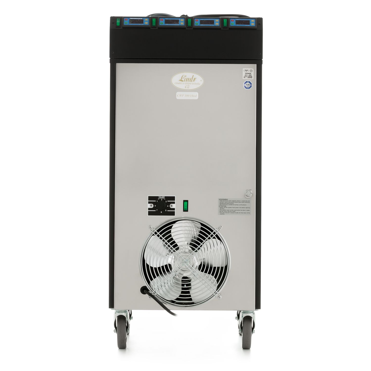 Dispensador de cerveza, grifo de cerveza - Lindr CWP 300, móvil, con 4 termostatos, Green Line