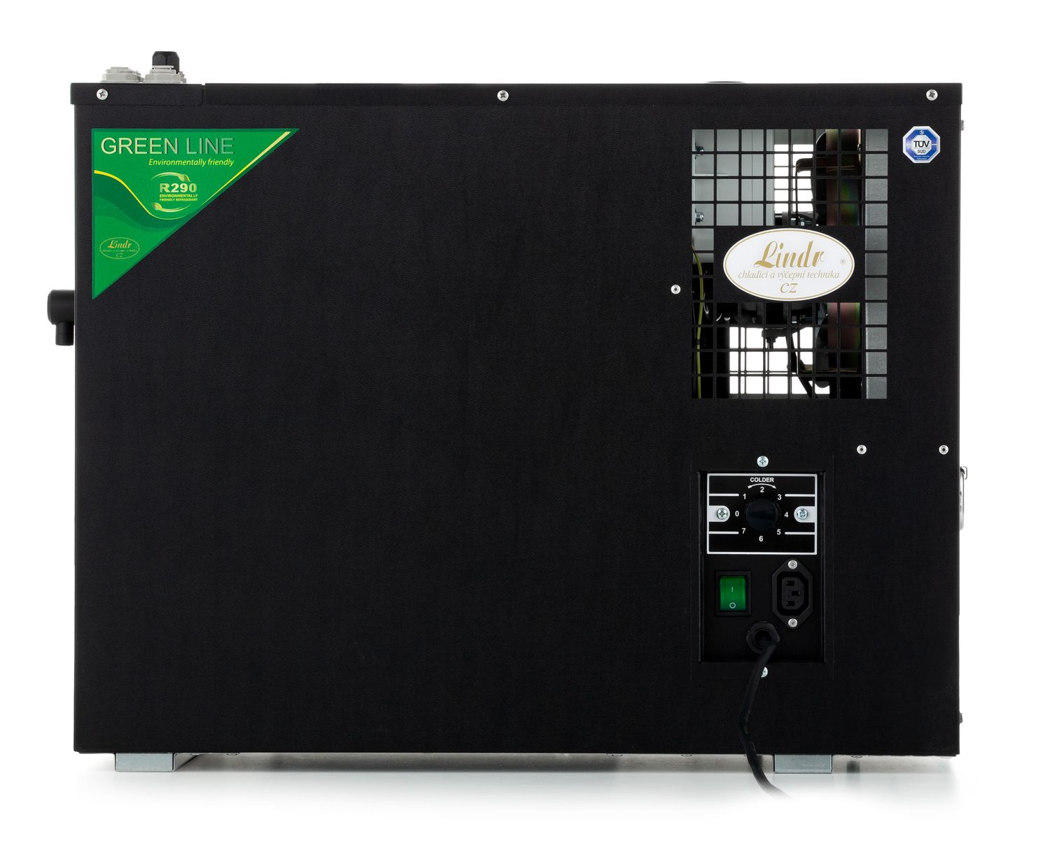 Dispensador de agua, enfriador de agua, máquina agua con gas, gasificador de agua, carbonatador de agua - Lindr SODA AS-110, Green Line