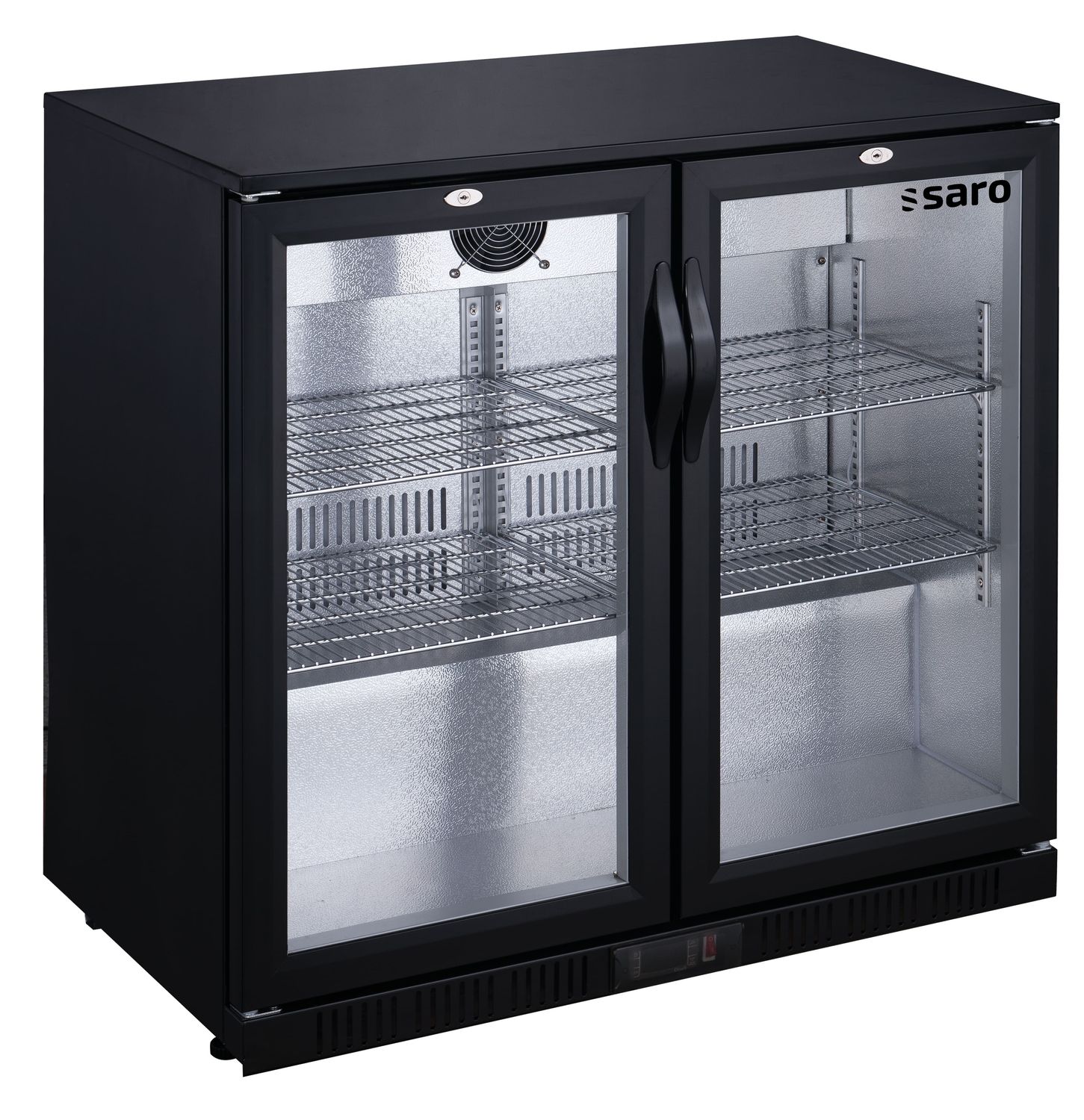 Saro Frigorífico para bebidas, nevera de bebidas con 2 puertas, modelo BC 208