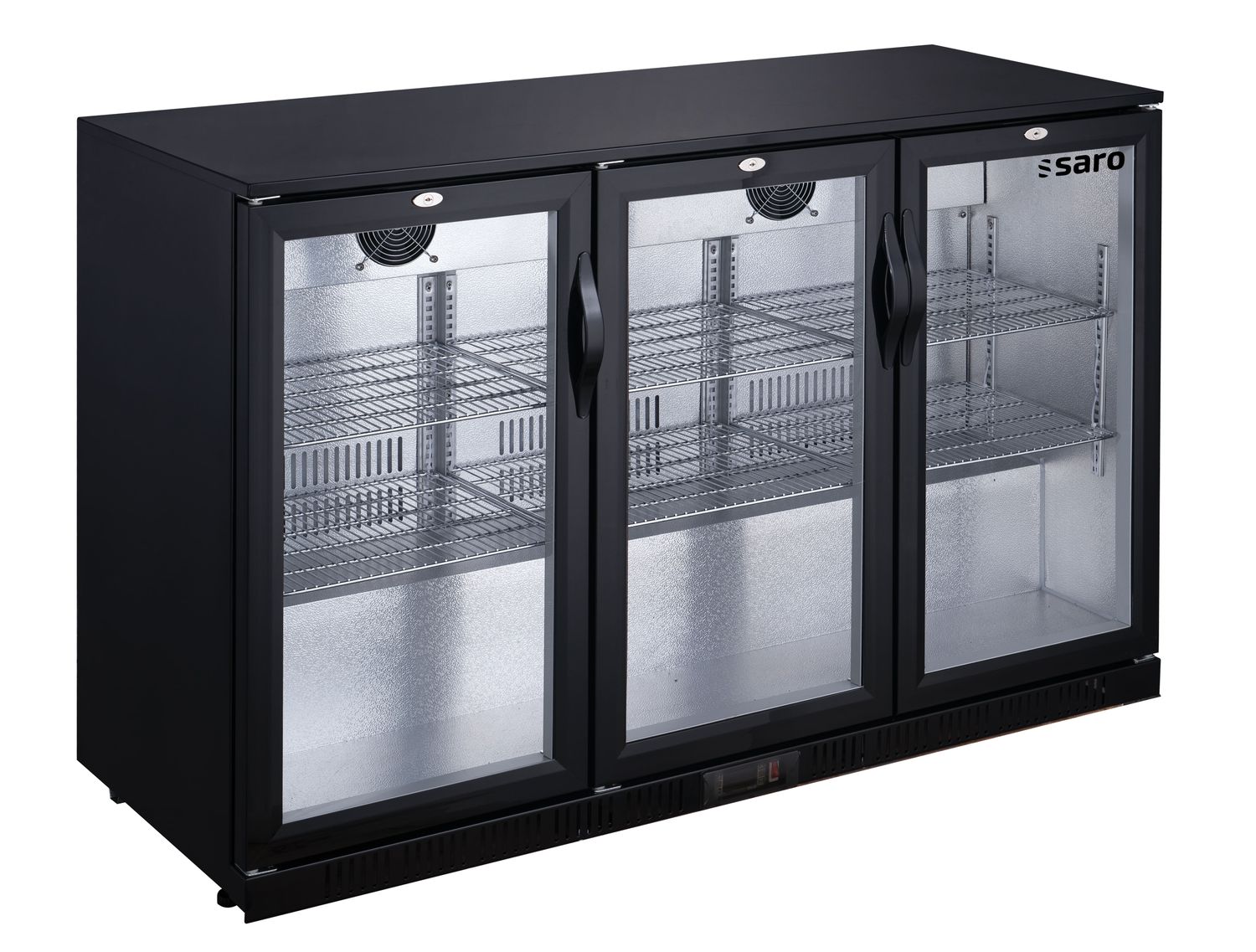 Saro Frigorífico para bebidas, nevera de bebidas con 3 puertas, modelo BC 330