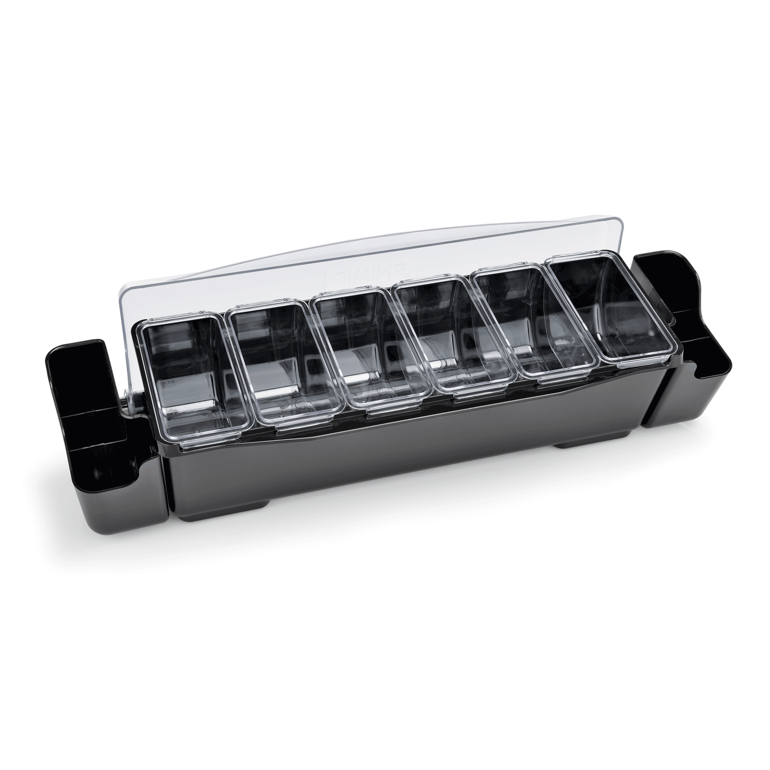 Recipiente para ingredientes, recipiente para alimentos con 6 insertos, 0,7L