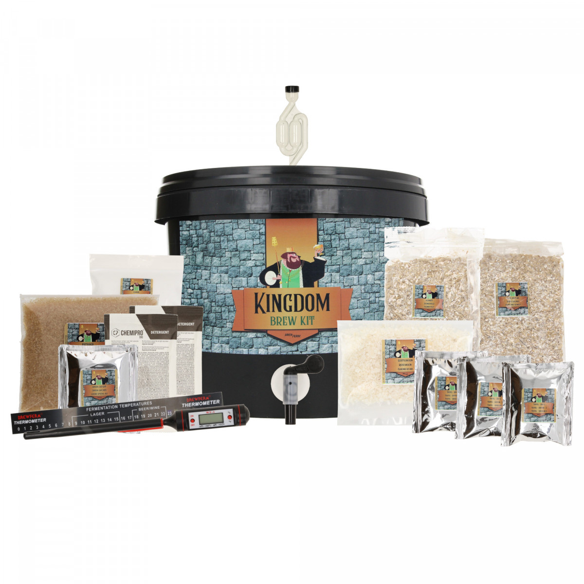 Kingdom Brew Kit, Kit cerveza - Tripel, Mezcla completa de malta para cerveza de 5 litros