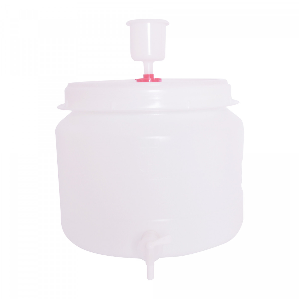 Bidón de plástico, barril plastico 30L - con tapón de fermentación y grifo