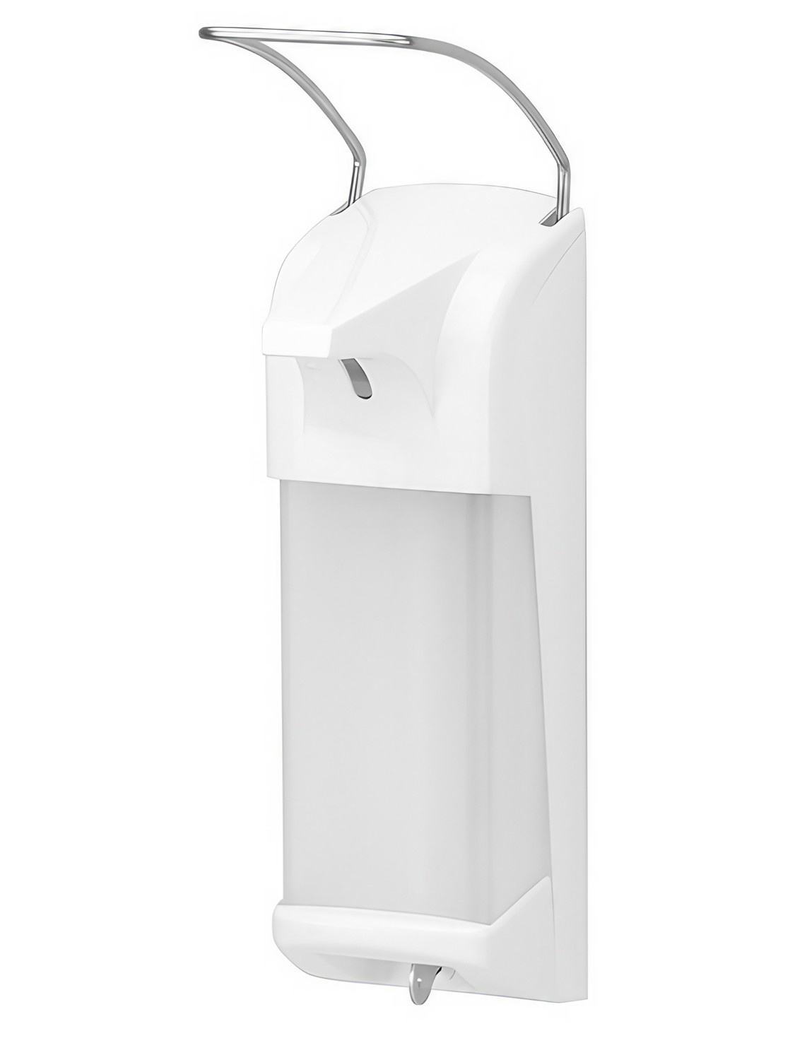 Dispensador de jabón, dispensador desinfectante - LH, plástico, incl. placa de cierre, 1000 ml, blanco