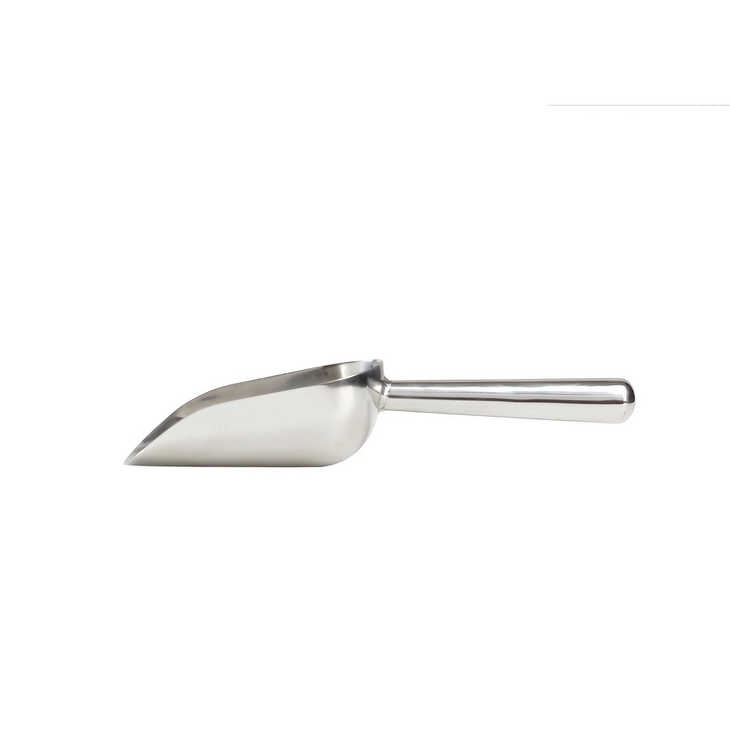 Pala de hielo, cuchara para hielo - Profi scoop, acero inoxidable pulido, 5 oz/148 ml, 180 mm