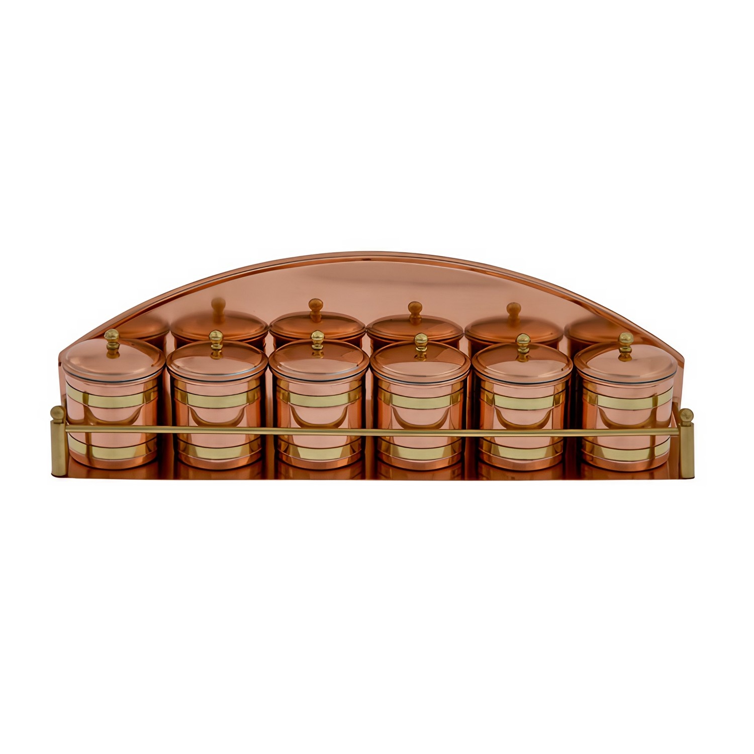 Especias - juego 6 piezas, cobre