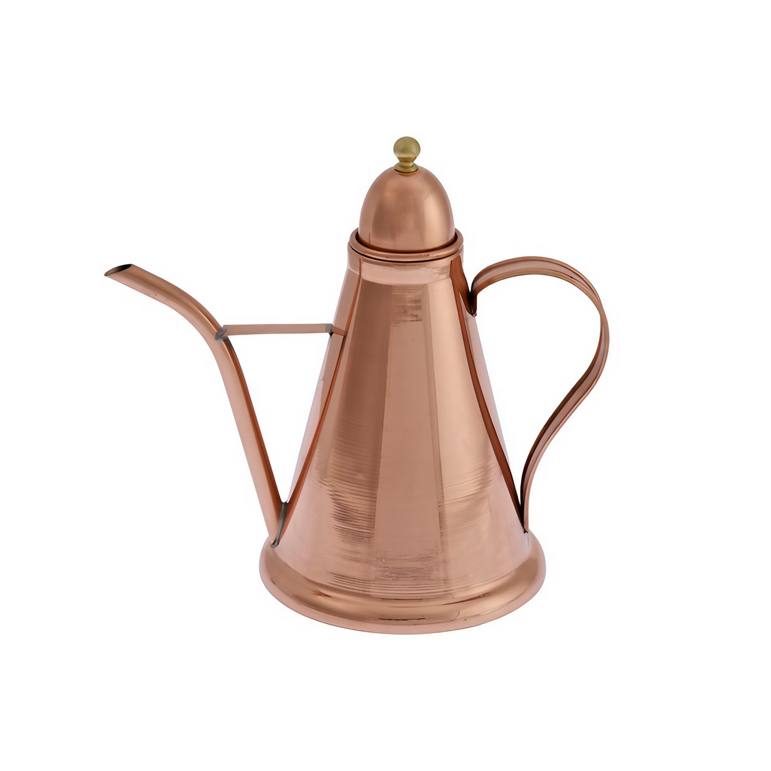 Aceitador, aceitera - 1L, cobre y latón, 200 mm x 145 mm