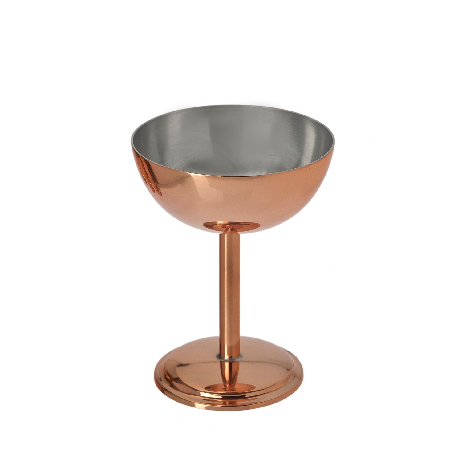 Vaso de postre, copa de postre - cobre, ronda, 110 mm x 85 mm