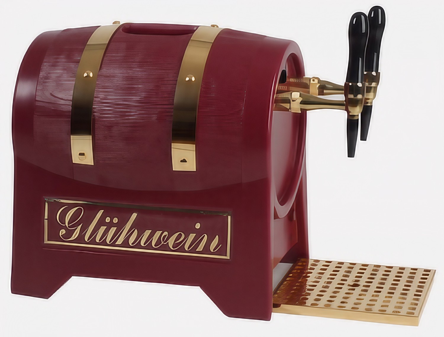 Dispensador de vino caliente, calentador de vino caliente, calentador continuo de bebidas Special Edition Red-Gold - 1-líneas, 3 kW, con bomba autoaspirante