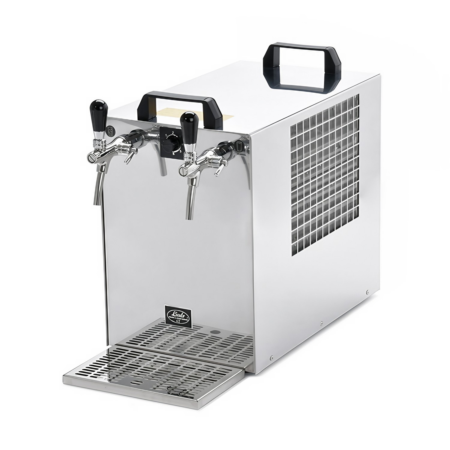 Dispensador de agua, maquina agua con gas, gasificadora de agua, aparato para hacer agua con gas, maquina de soda - SODA KONTAKT 70, 2 grifo, Green Line