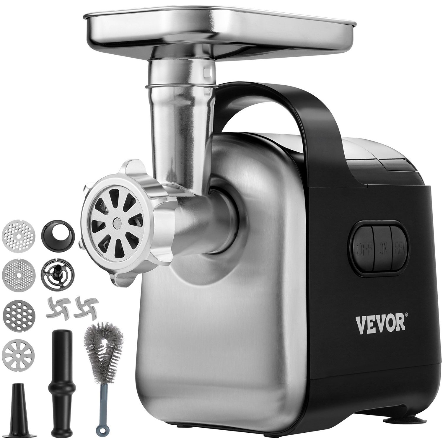 Picadora de carne, maquina de picar carne - Fleischwolf, 550 W, 3 kg/min, electrica, acero inoxidable