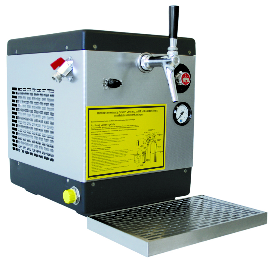 Dispensador de cerveza, máquina de cerveza - Unidad de refrigeración seca, 64 L/h, 1 línea
