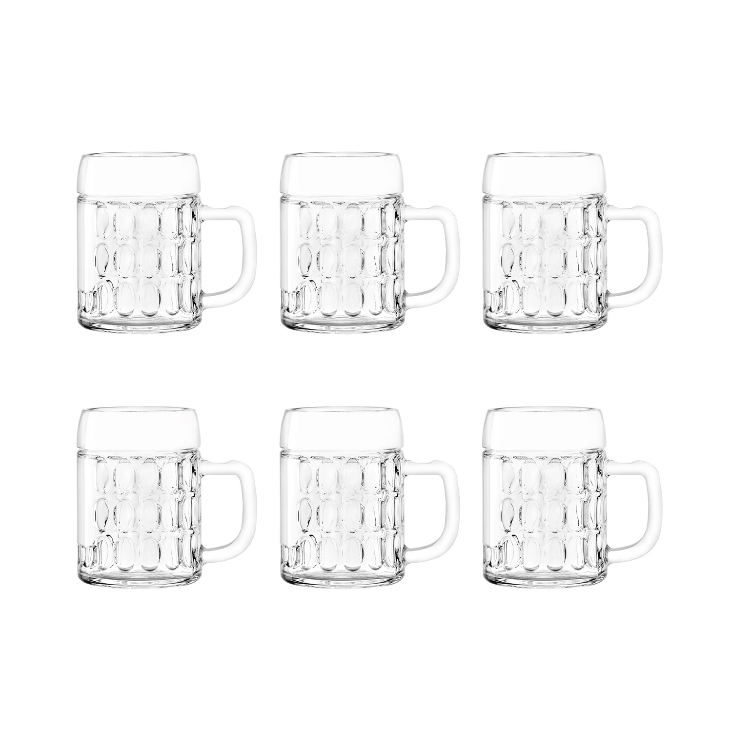 Jarra de cerveza, taza de cerveza - Juego de 6, Kaiser, 0,3 L