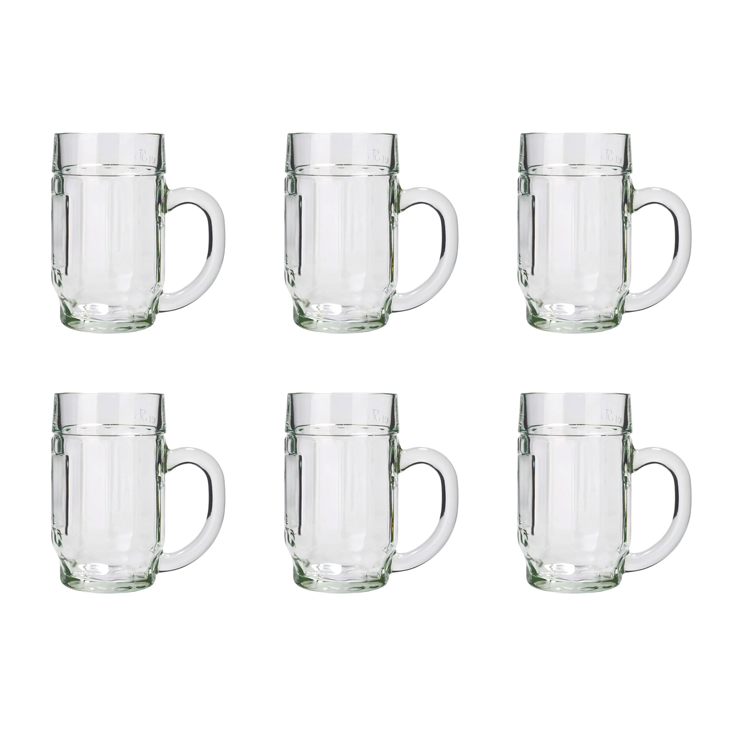 Jarra de cerveza, taza de cerveza - Juego de 6, Donau, 0,3 L