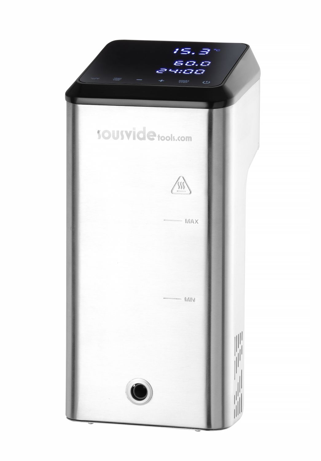 Máquina sous vide - con pantalla táctil, control mediante aplicación y circulación para recipientes de hasta 80 litros