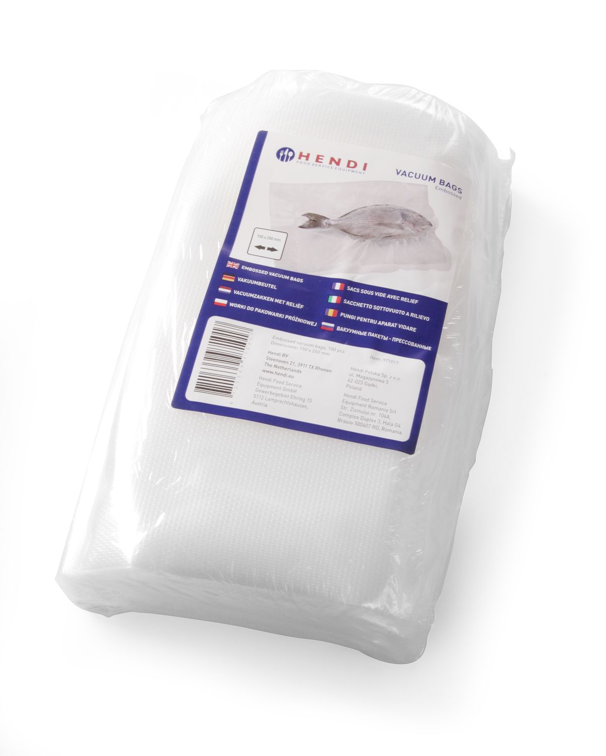 Bolsas vacio alimentos - 2 capas, apto para alimentos, con protección UV, 300x400 mm