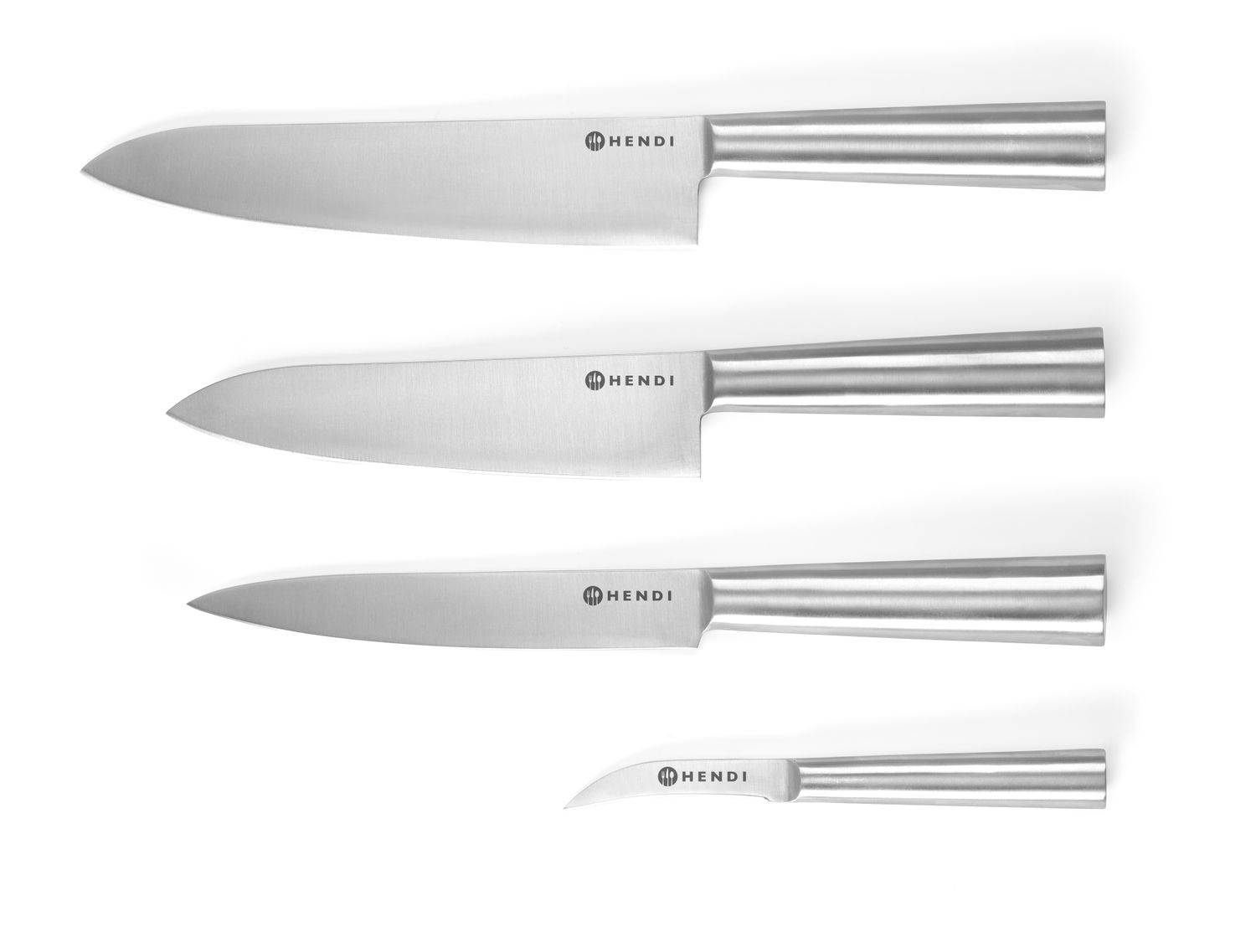 Cuchillos de cocina - 4 piezas, incluido cuchillo de chef, cuchillo para trinchar y pelador