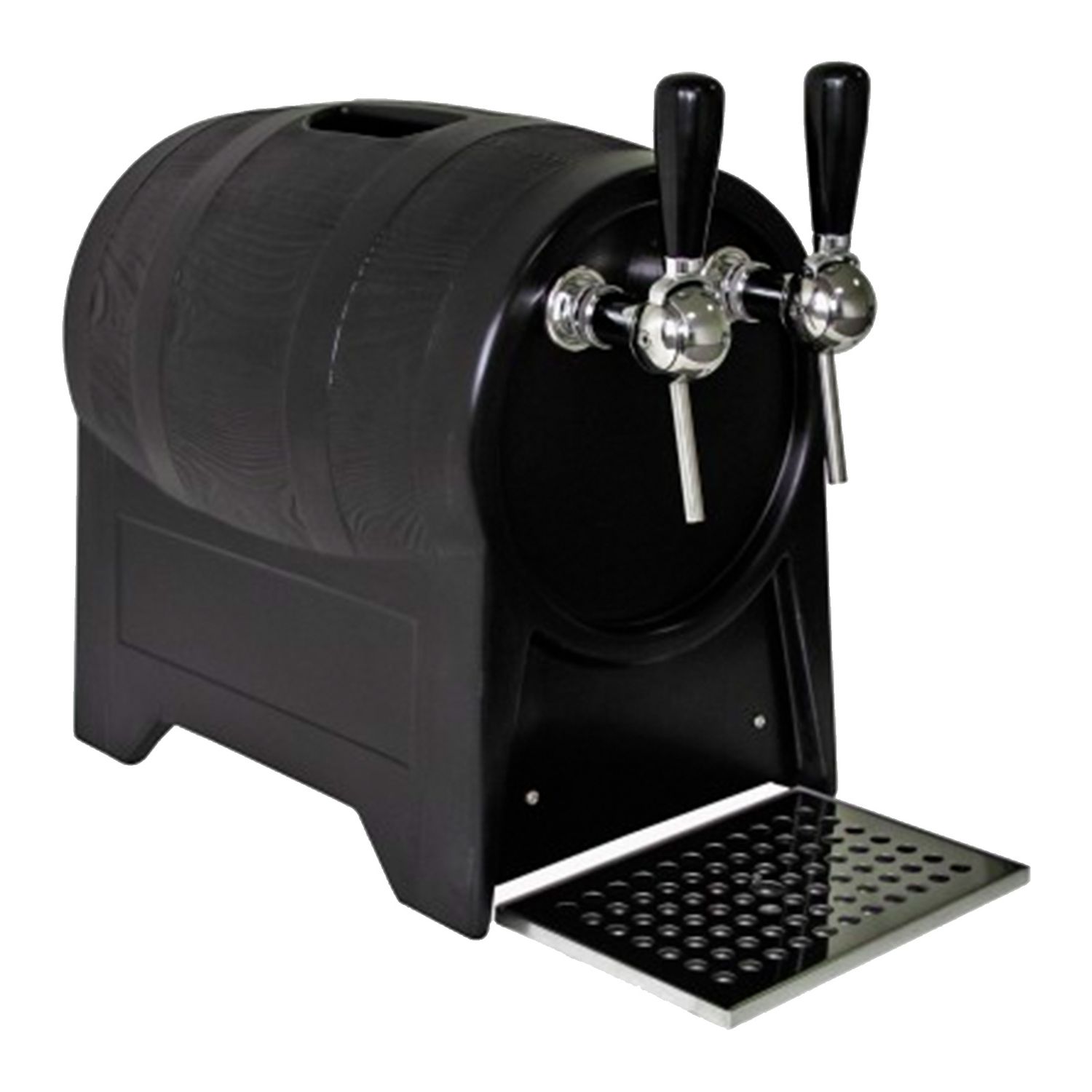 Dispensador de bebidas calientes de 2 líneas, barril